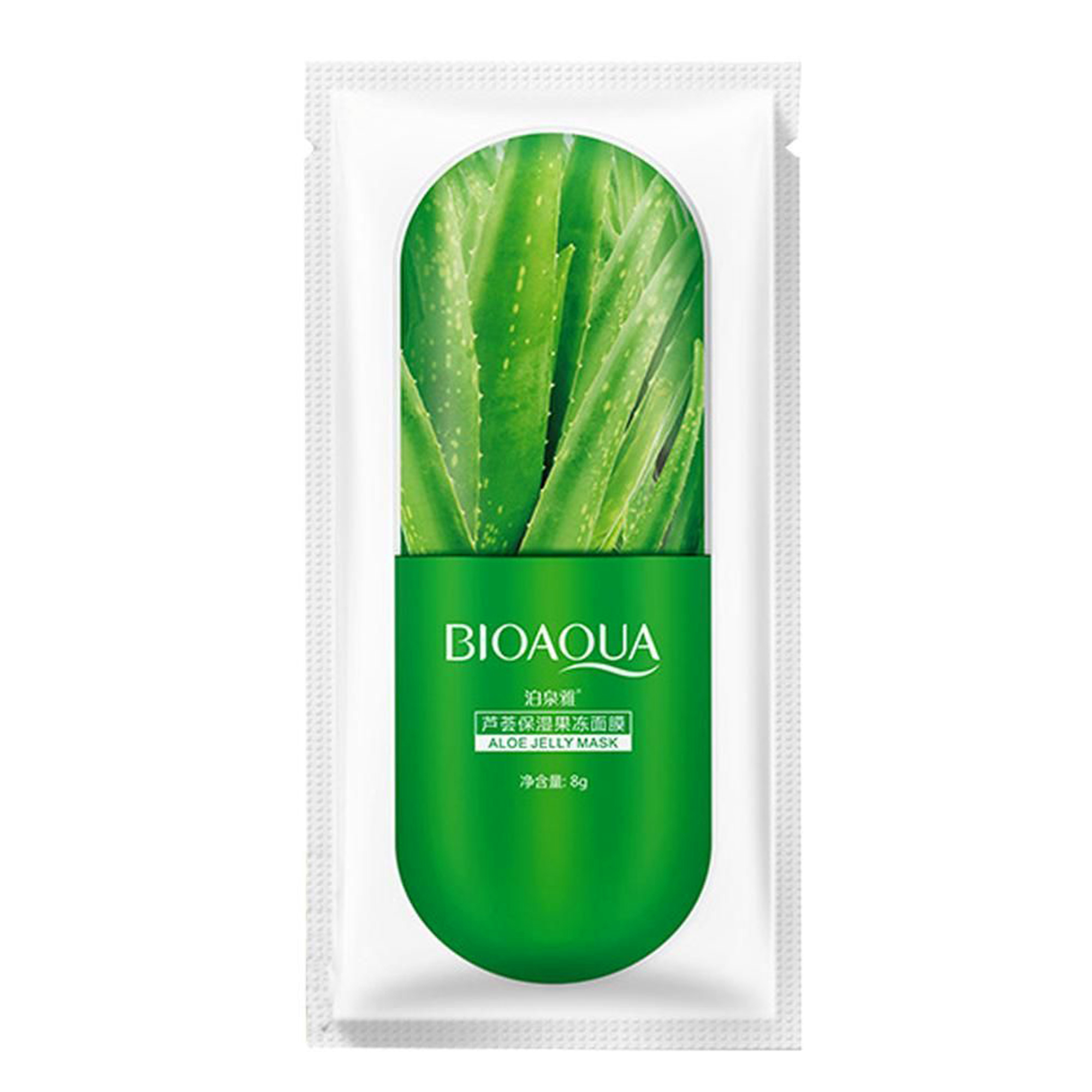 ماسک صورت بایو آکوا مدل aloe حجم 20 میلی لیتر