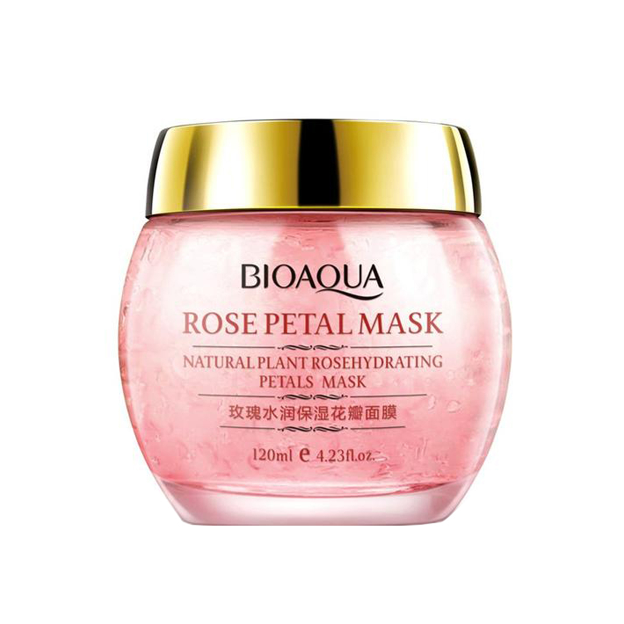 ماسک صورت بایو آکوا مدل rose حجم 120 میلی لیتر
