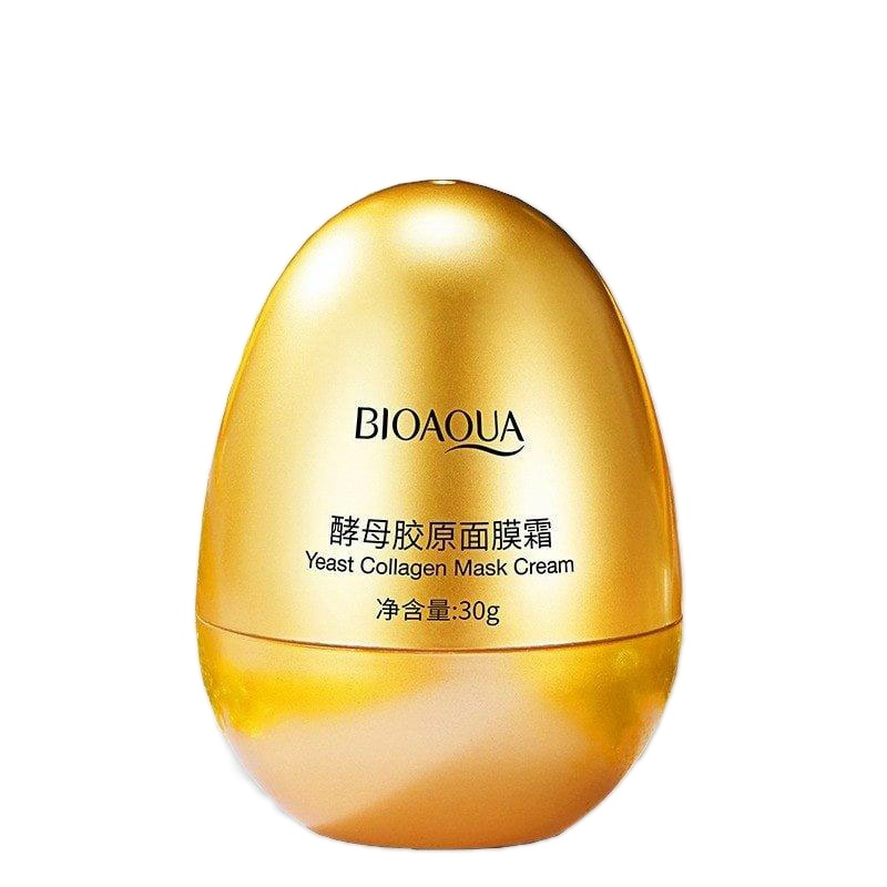 ماسک صورت بایو آکوا مدل yeast collagen وزن 30 گرم