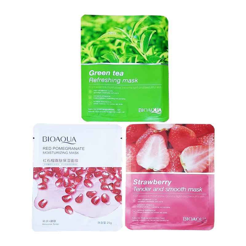 ماسک صورت بیو آکوا مدل smooth وزن 25 گرم بسته 3 عددی