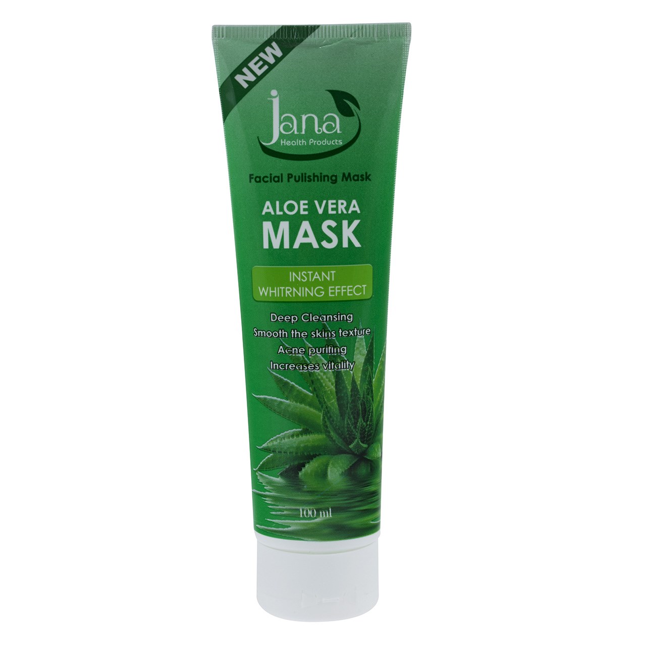 ماسک صورت جانا مدل aloe vera حجم 100 میلی لیتر