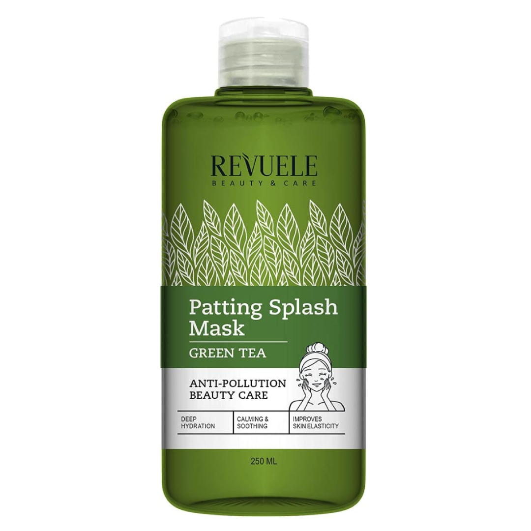 ماسک صورت رووئله مدل patting splash mask green tea حجم 250 میلی لیتر