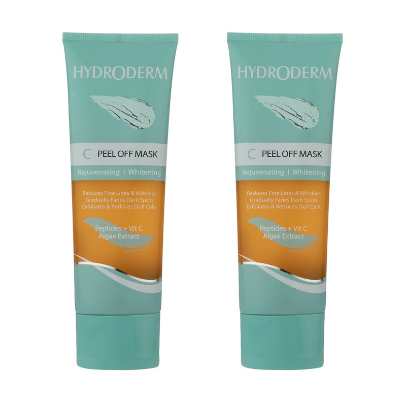 ماسک صورت هیدرودرم مدل peel off وزن 100 گرم مجموعه دو عددی