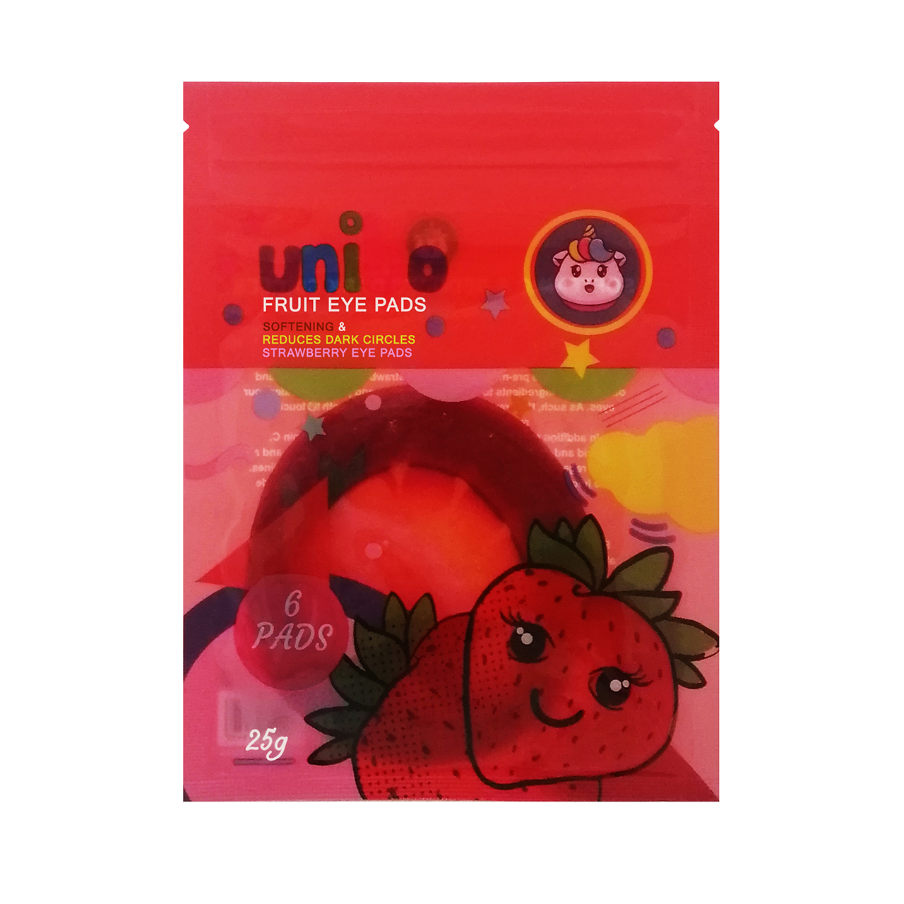 ماسک صورت یونی بو مدل strawberry وزن 25 گرم