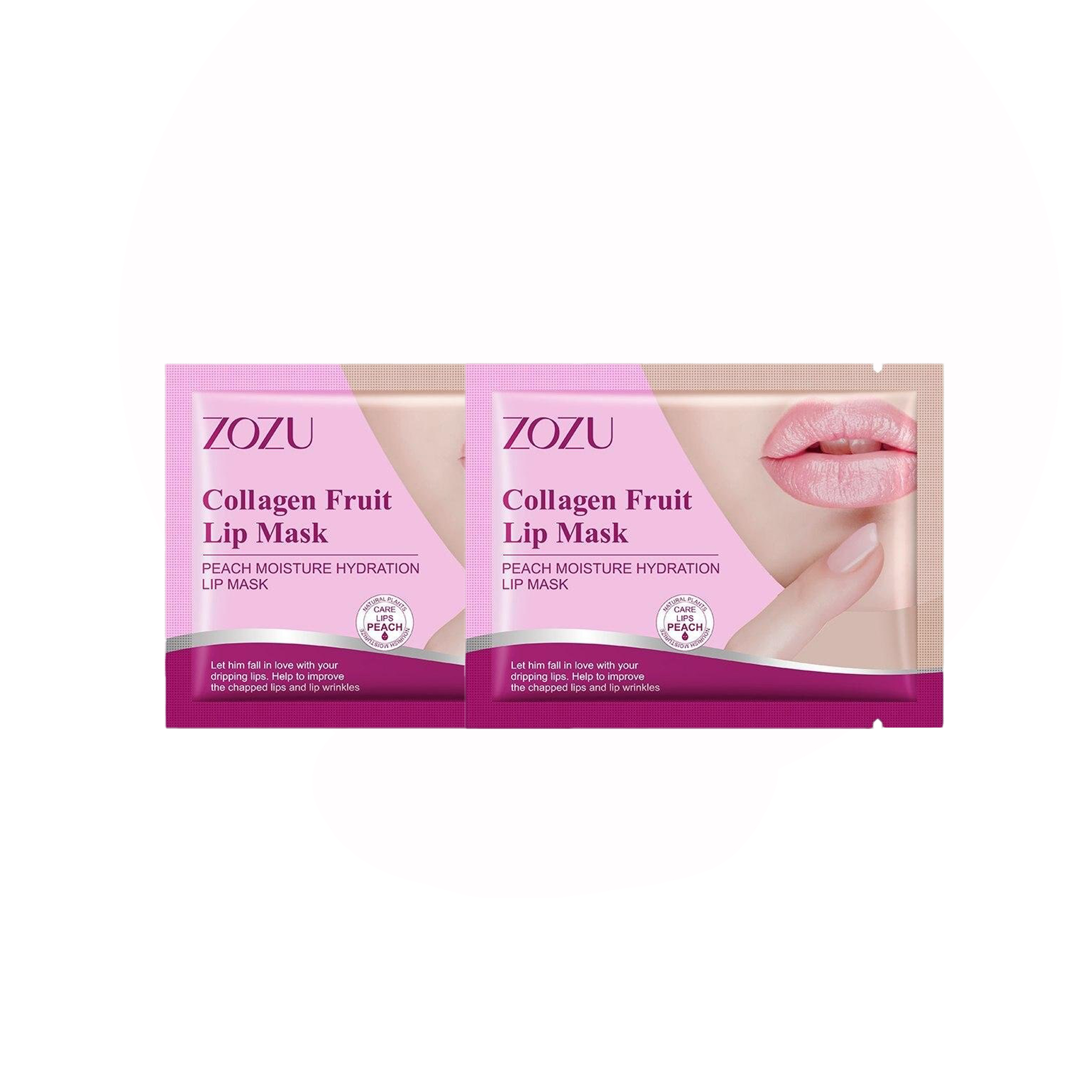 ماسک لب زوزو مدل collagen fruit وزن 8 گرم مجموعه 2 عددی