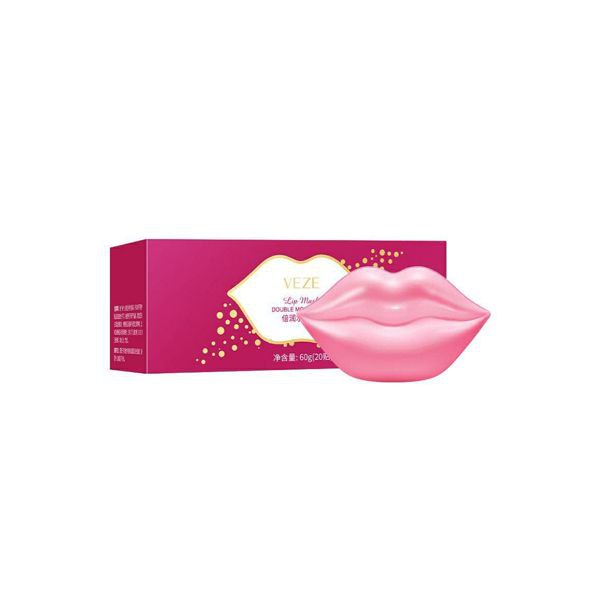 ماسک لب وز مدل double moisturizing حجم 60 میلی لیتر بسته 20 عددی