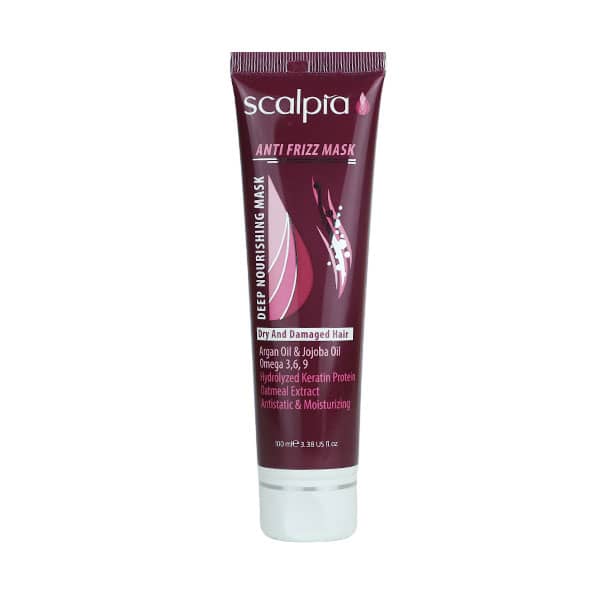 ماسک مو اسکالپیا مدل anti frizz حجم 100 میلی لیتر