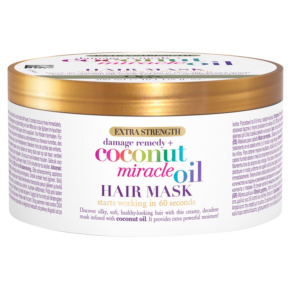 ماسک مو او جی ایکس مدل coconut miracle oil حجم 300 میلی لیتر