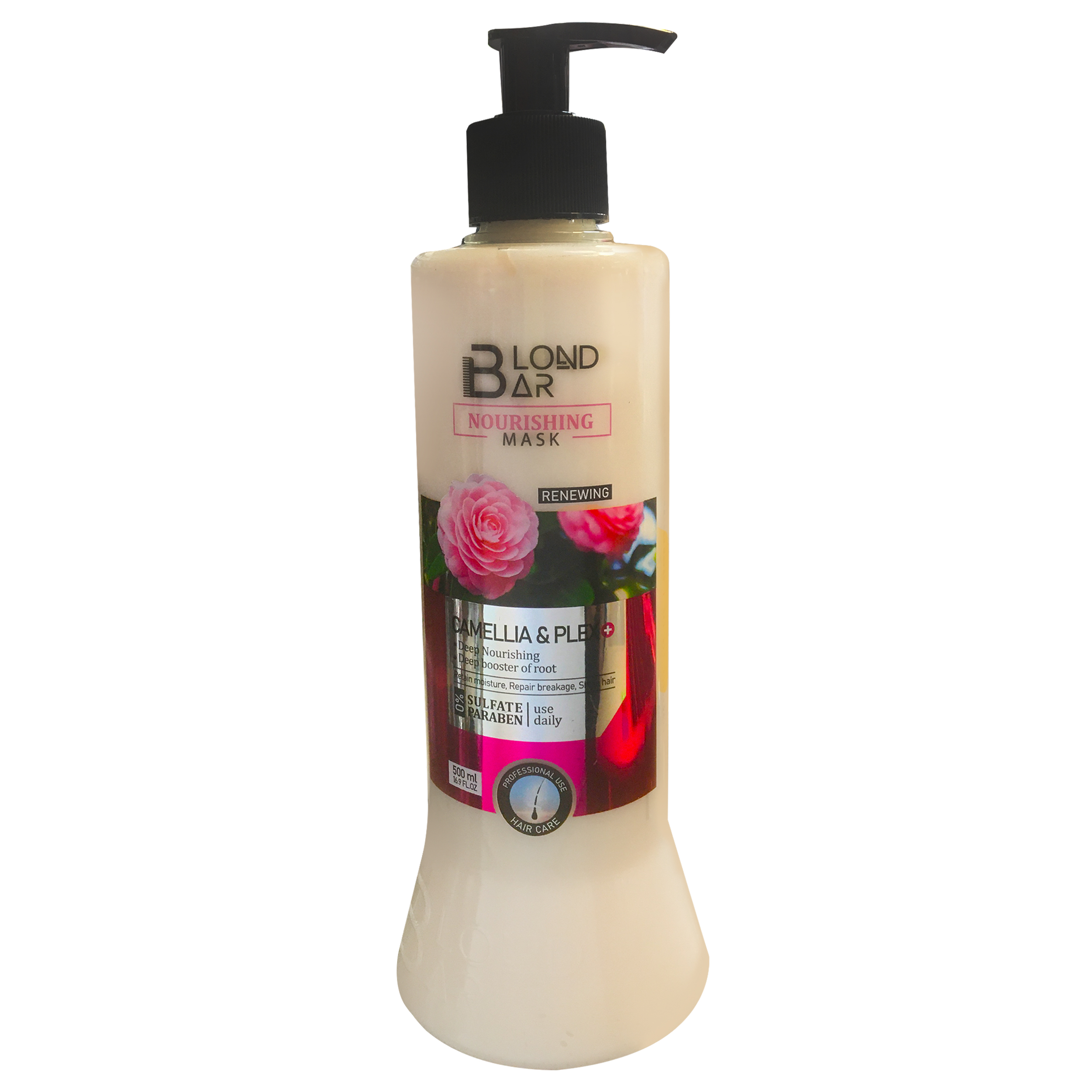 ماسک مو بلوند بار مدل camellia nourishing حجم 500 میلی لیتر