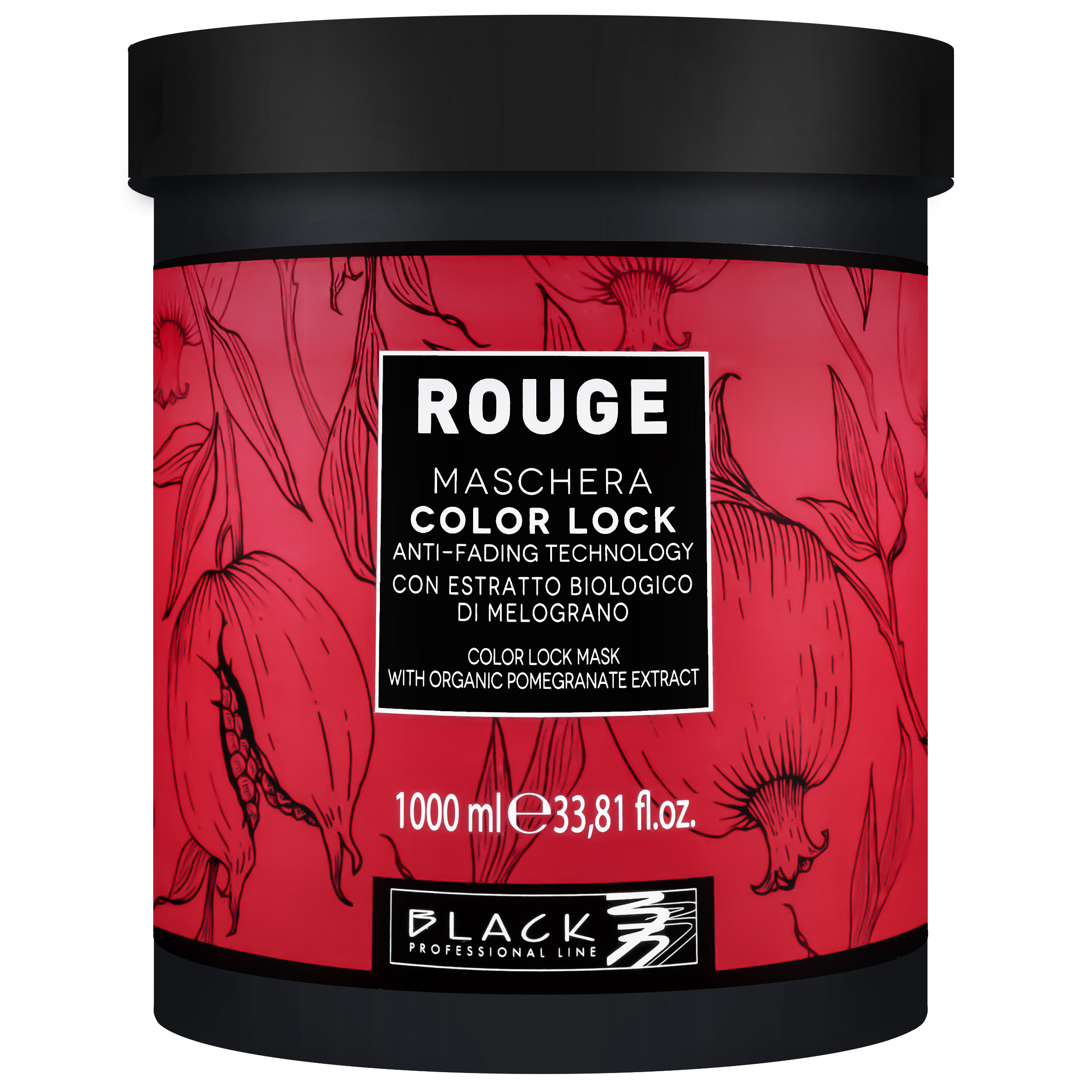 ماسک مو بلک پروفشنال لاین سری rouge مدل color protect حجم 1000 میلی لیتر