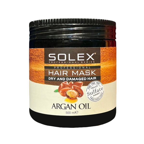 ماسک مو سولکس مدل argan oil حجم 500 میلی لیتر