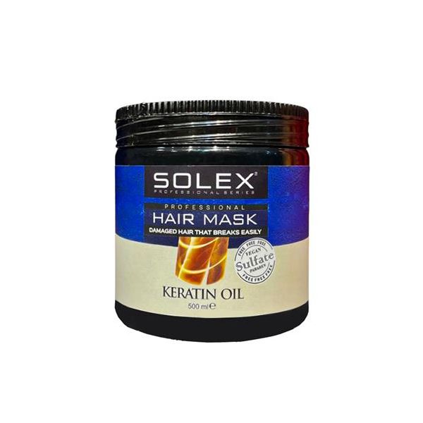 ماسک مو سولکس مدل keration oil حجم 500 میلی لیتر
