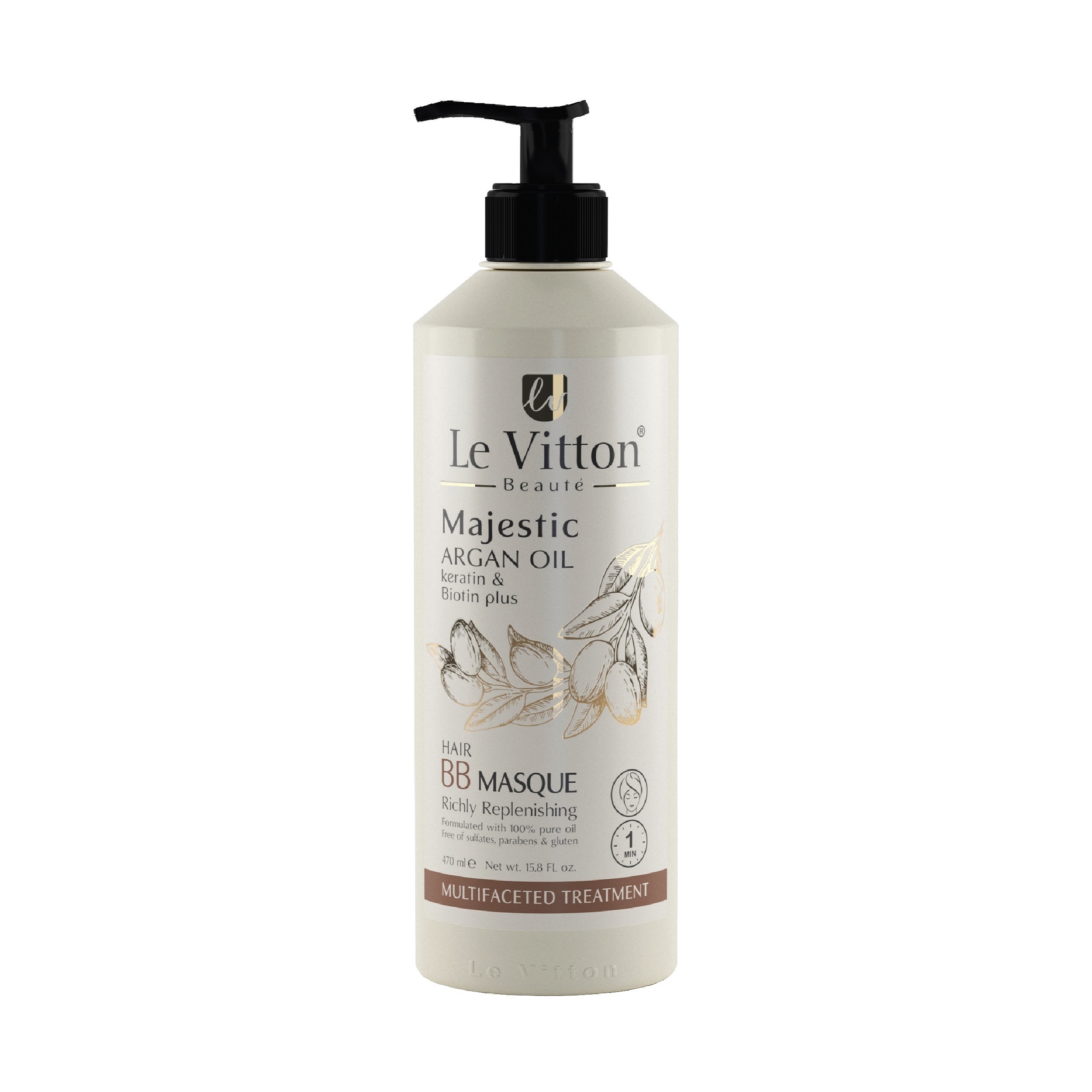 ماسک مو لویتون مدل bb masque حجم 470 میلی لیتر