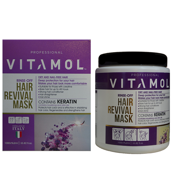 ماسک مو ویتامول مدل keratin حجم 1000 میلی لیتر