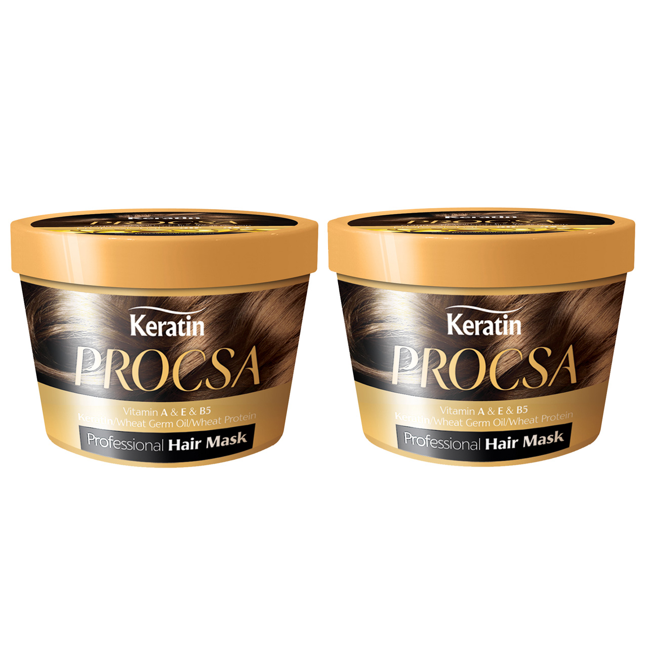 ماسک مو پروکسا مدل keratin حجم 500 میلی لیتر مجموعه 2 عددی