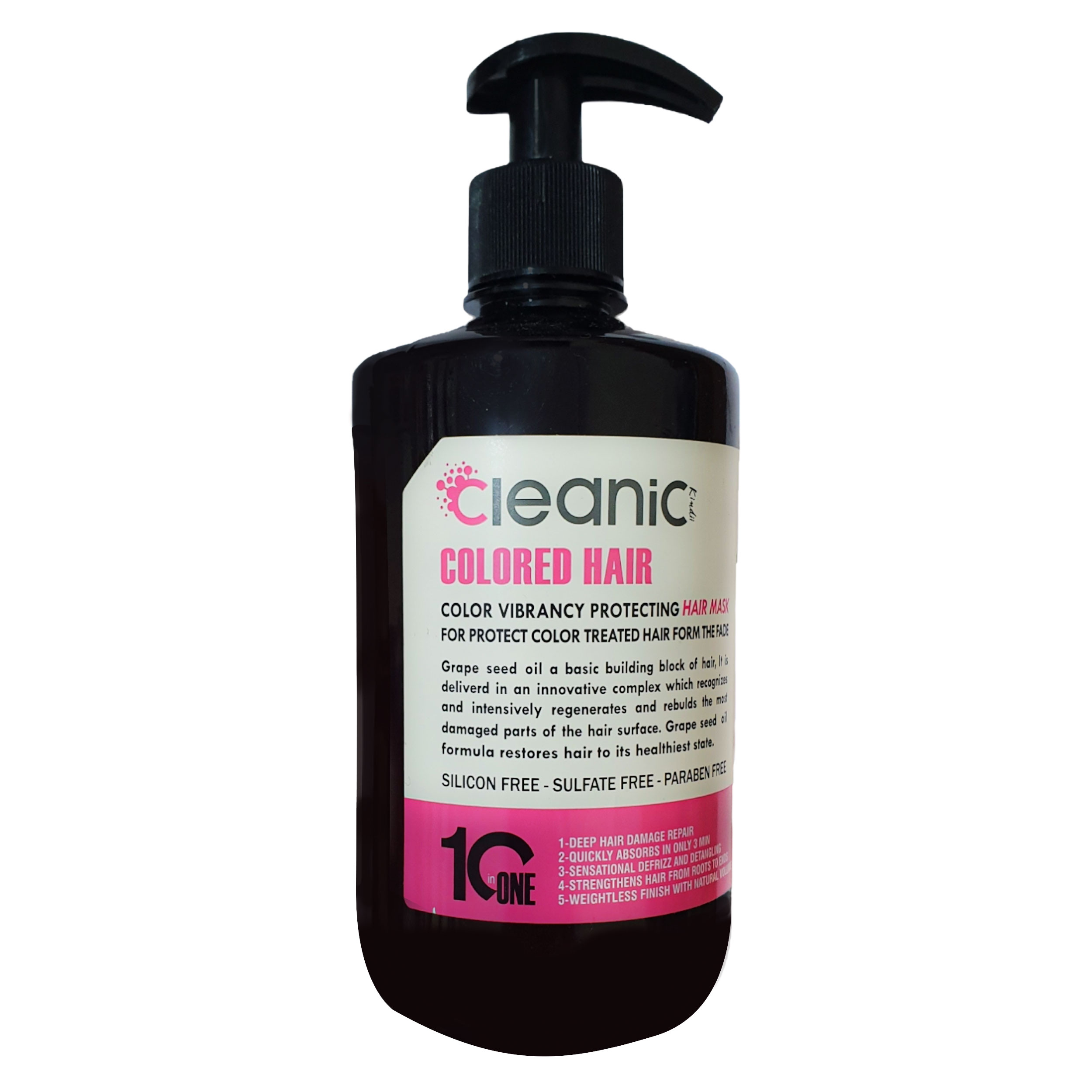 ماسک مو کلینیک کیندی مدل color protect حجم 550 میلی لیتر