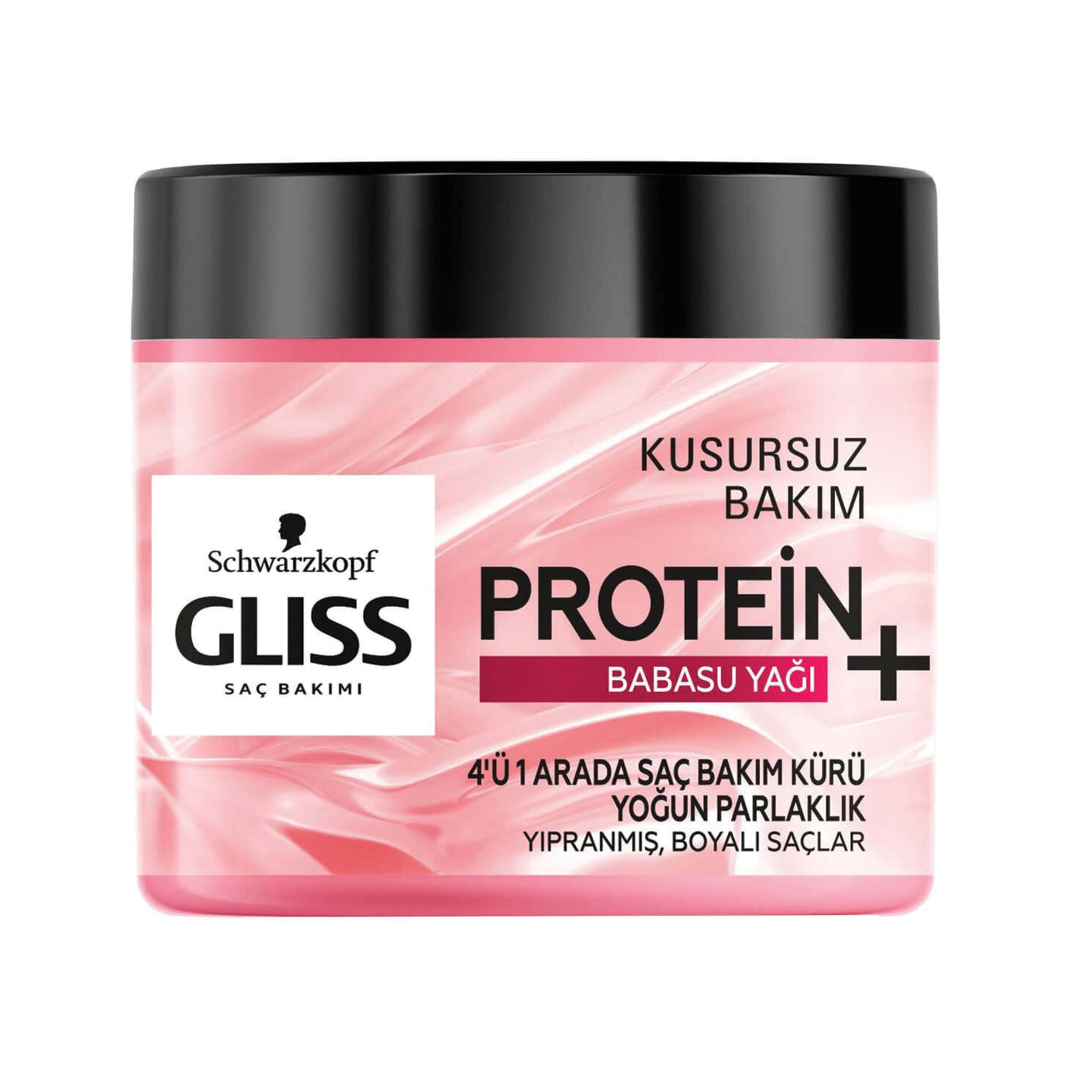 ماسک مو گلیس مدل protein babasuyagi حجم 375 میلی لیتر