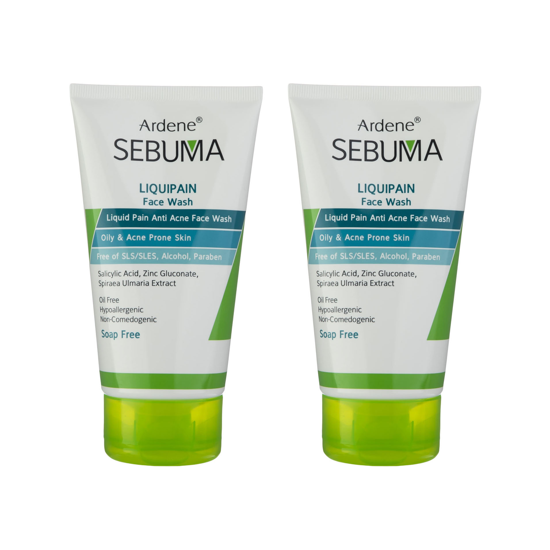 مایع شستشو صورت آردن سبوما مدل liquipain حجم 150 میلی لیتر مجموعه 2 عددی