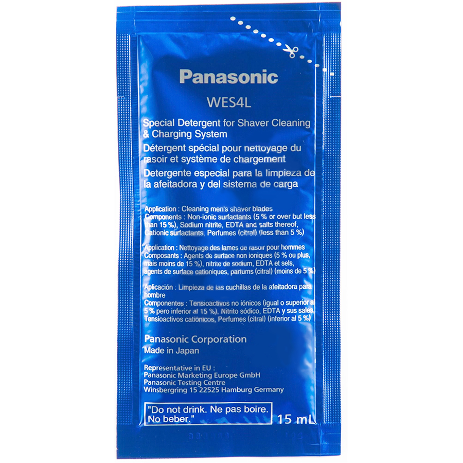 مایع شستشو ماشین اصلاح پاناسونیک مدل wes4l حجم 15میلی لیتر