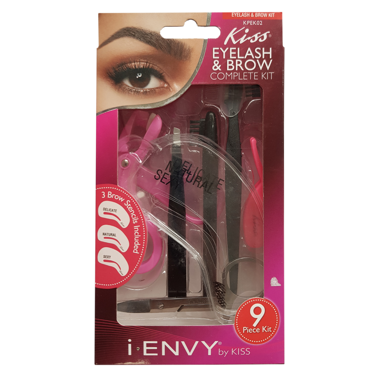 مجموعه اصلاح ابرو کیس مدل kpek02