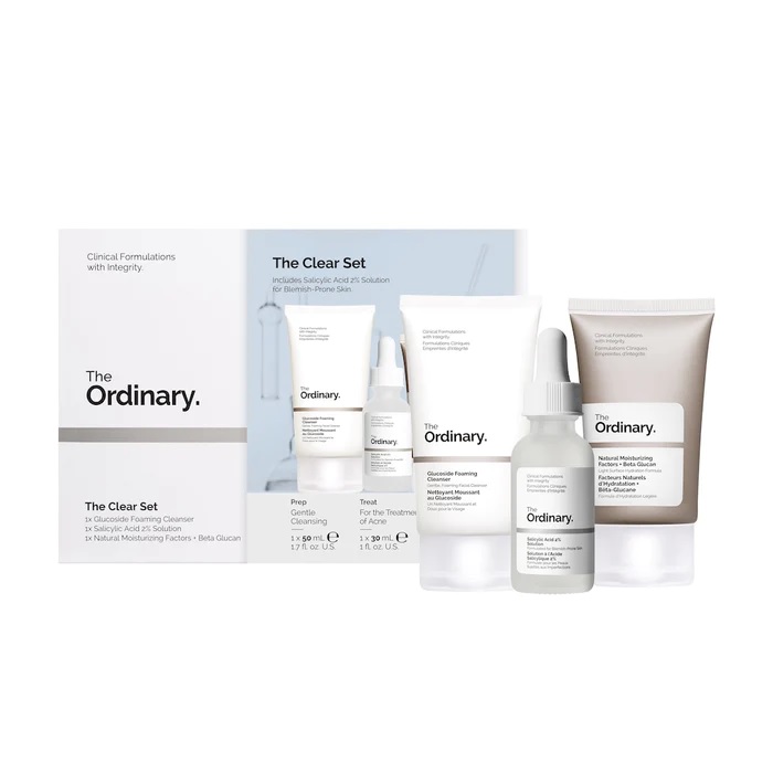 مجموعه مراقبت از پوست دی اوردینری مدل the clear بسته 3 عددی