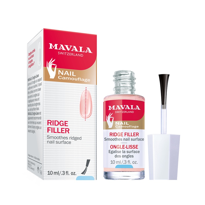 محلول ترمیم کننده ناخن‌ ماوالا مدل ridge filler حجم 10 میلی لیتر