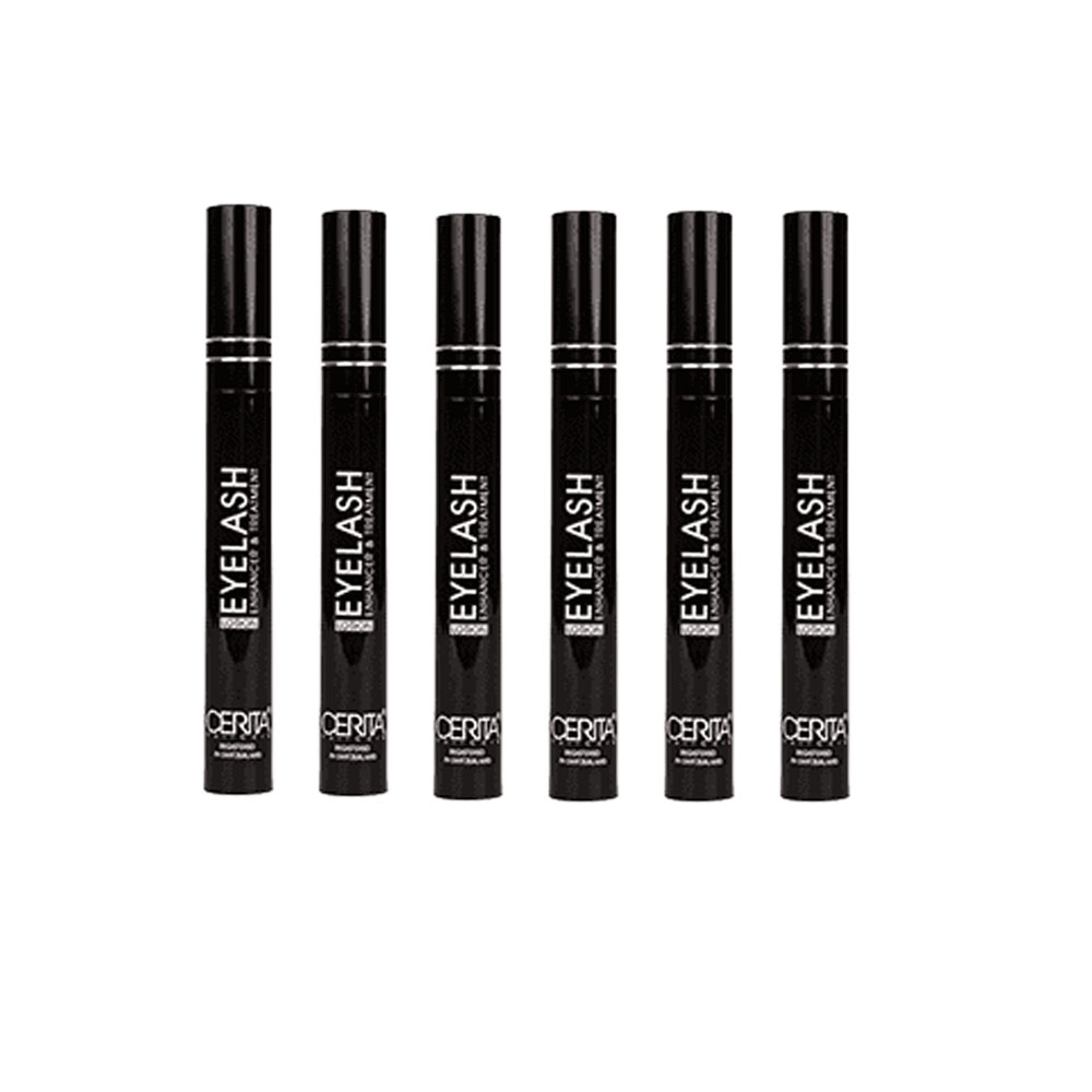 محلول تقویت مژه سریتا مدل eyelash lotion حجم 7 میلی لیتر مجموعه 6 عددی