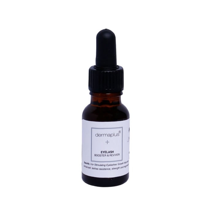 محلول تقویت کننده مژه درماپلاس مدل reviver حجم 15 میلی لیتر