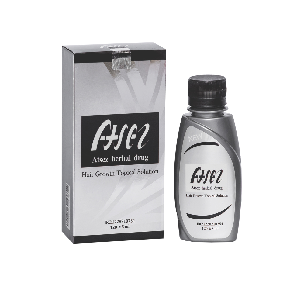 محلول تقویت کننده و ضد ریزش مو آتسز مدل hair growth حجم 120 میلی لیتر