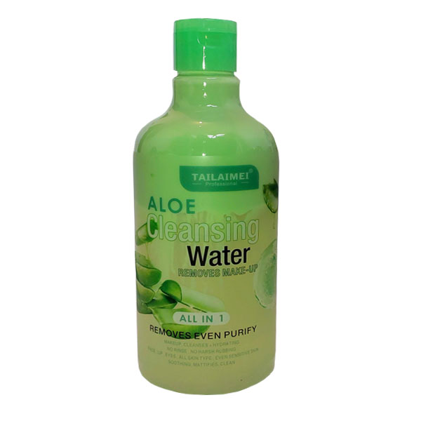 محلول دوفاز پاک کننده آرایش صورت تایلامی مدل aloe حجم 310 میلی لیتر