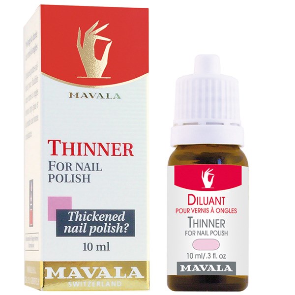 محلول رقیق کننده لاک ناخن ماوالا مدل thinner حجم 10 میلی لیتر