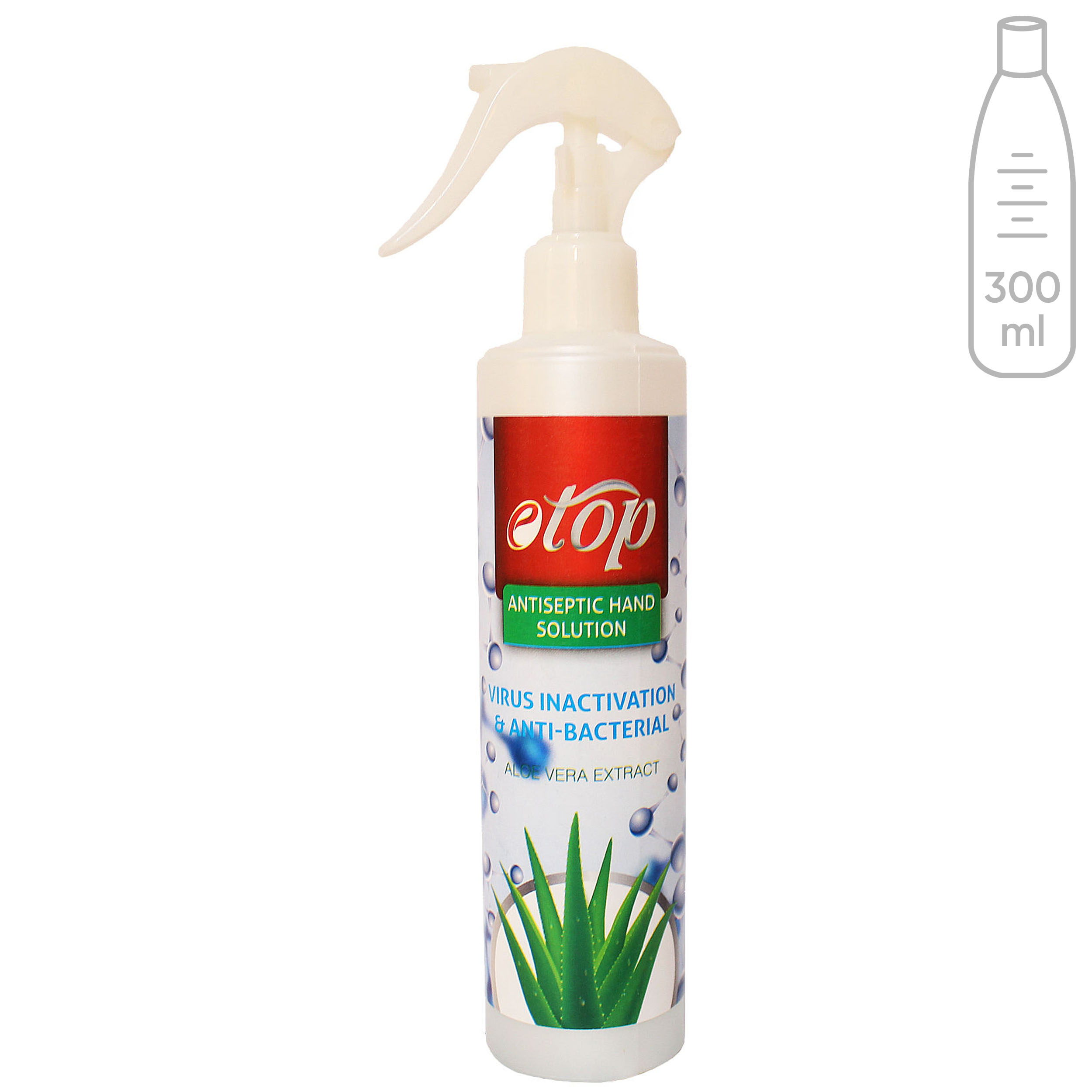 محلول ضدعفونی کننده ایتاپ مدل aloevera حجم 300 میلی لیتر