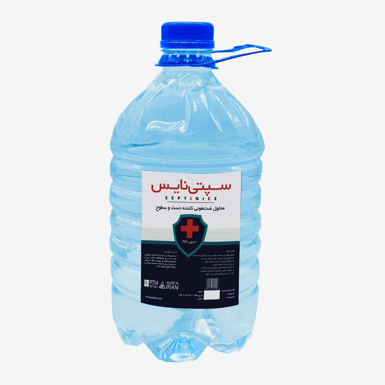 محلول ضدعفونی کننده دست سپتی نایس مدل sn07 حجم 4000 میلی لیتر