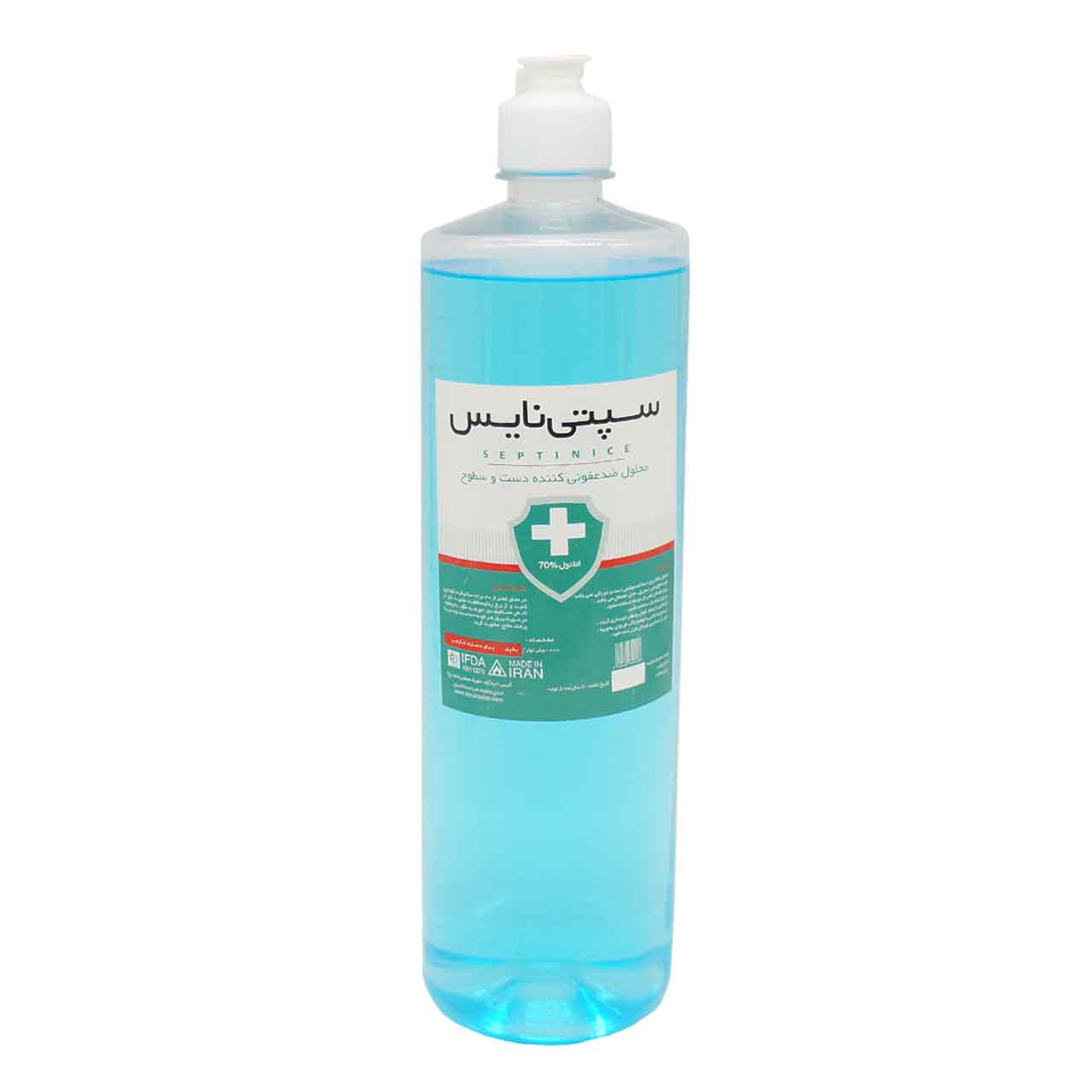 محلول ضدعفونی کننده سپتی نایس مدل sn04 حجم 1000 میلی لیتر