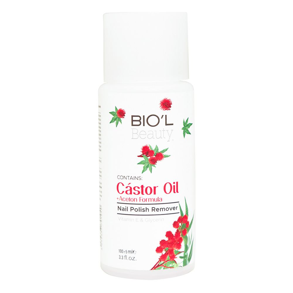 محلول لاک پاک کن بیول مدل castor oil حجم 100 میلی لیتر