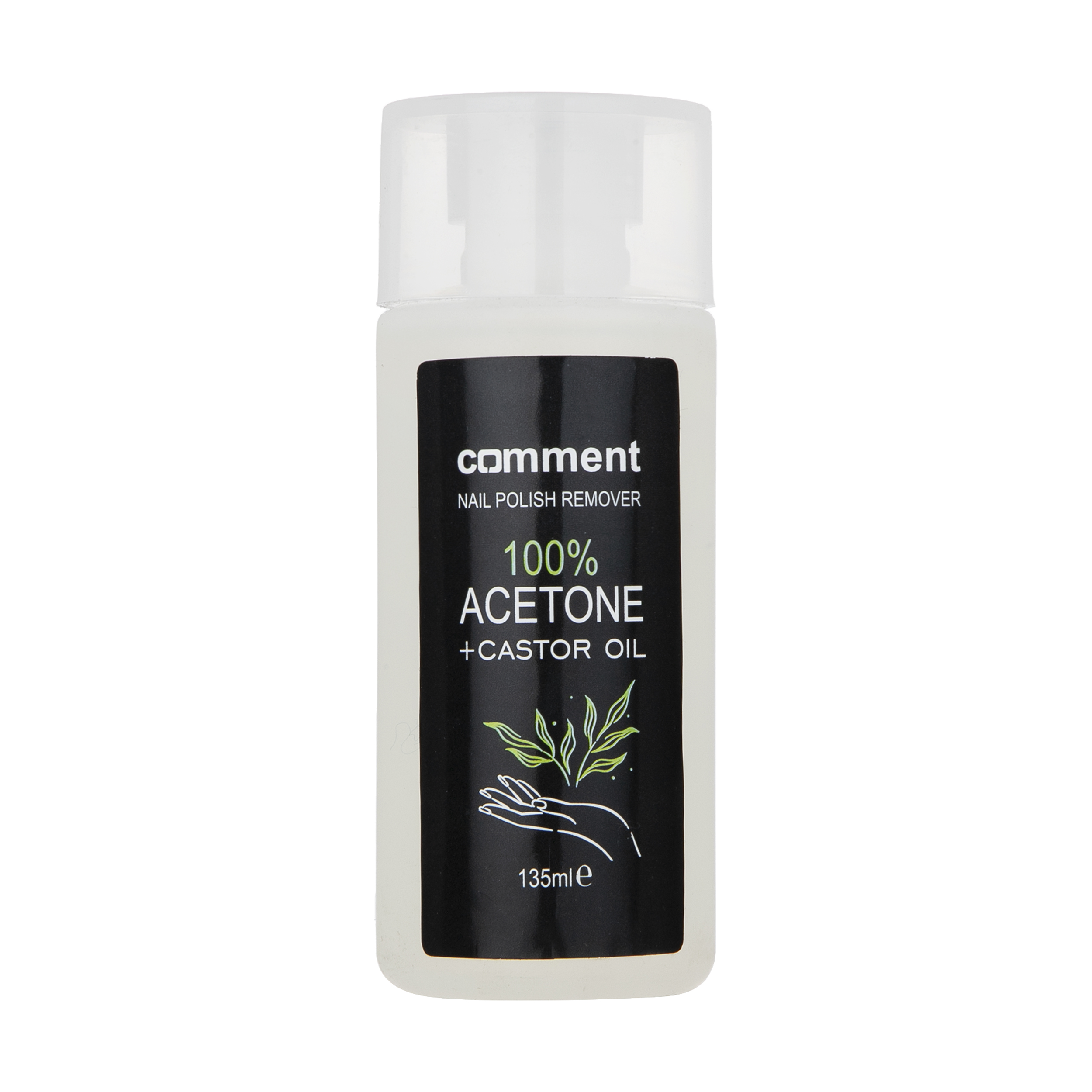 محلول لاک پاک کن کامنت مدل castor oil حجم 135 میلی لیتر
