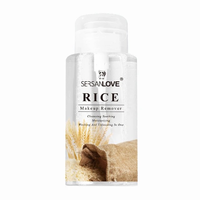 محلول پاک کننده آرایش صورت سرسان لاو مدل rice حجم 300 میلی لیتر