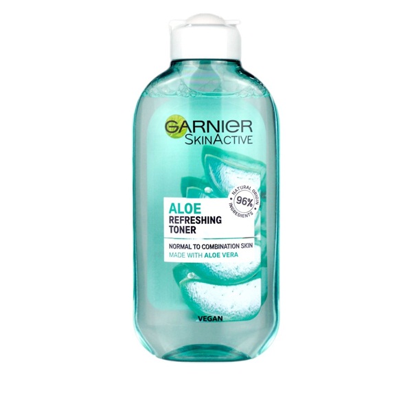 محلول پاک کننده آرایش صورت گارنیه سری skin active مدل aloe حجم 200 میلی لیتر