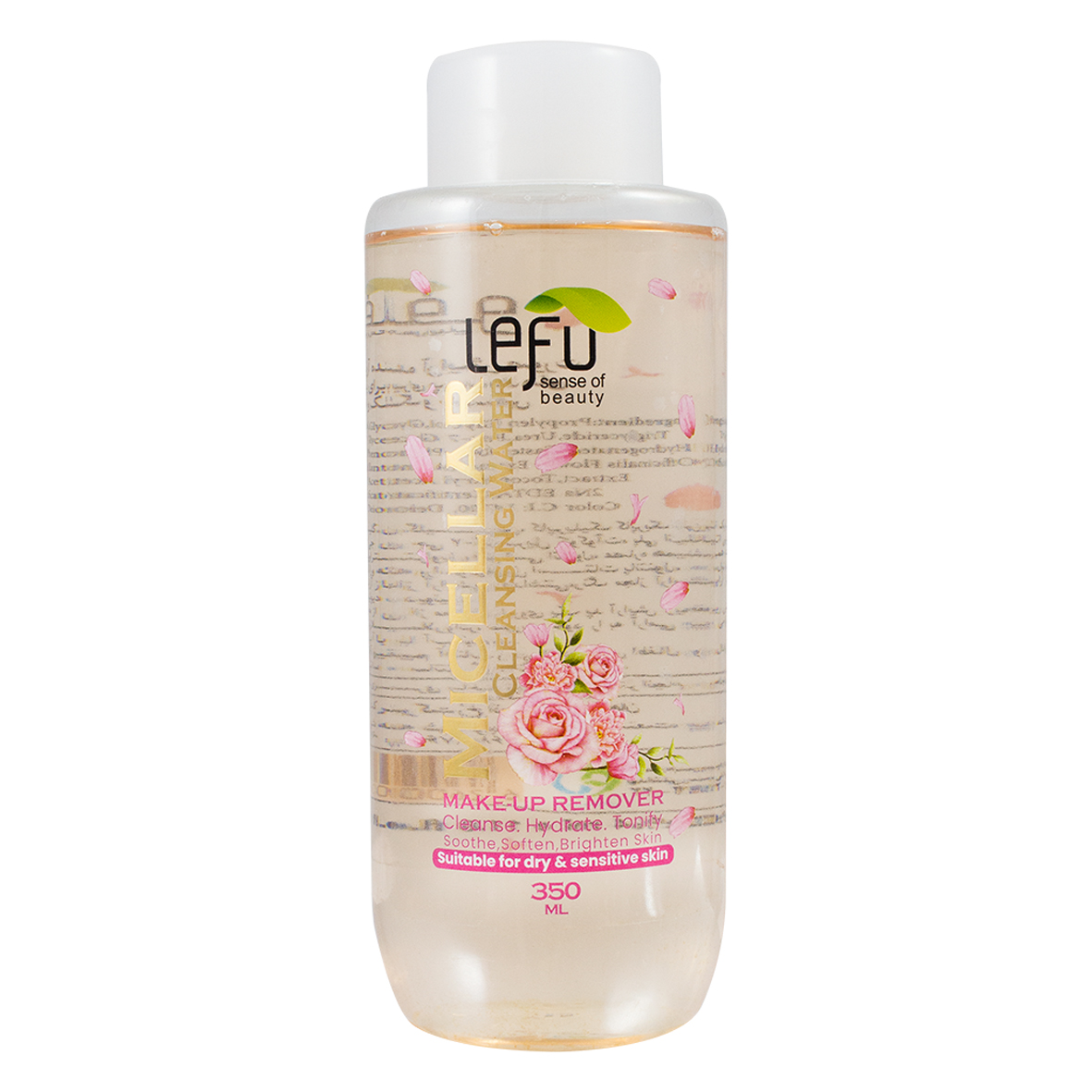 محلول پاک کننده آرایش لفو مدل micellar حجم 350 میلی لیتر