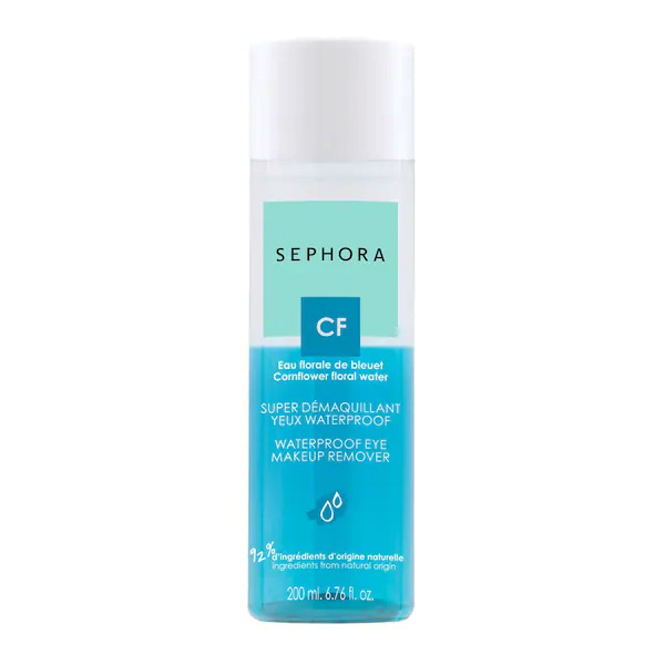 محلول پاک کننده آرایش چشم سفورا مدل cf eau florale حجم 200 میلی لیتر