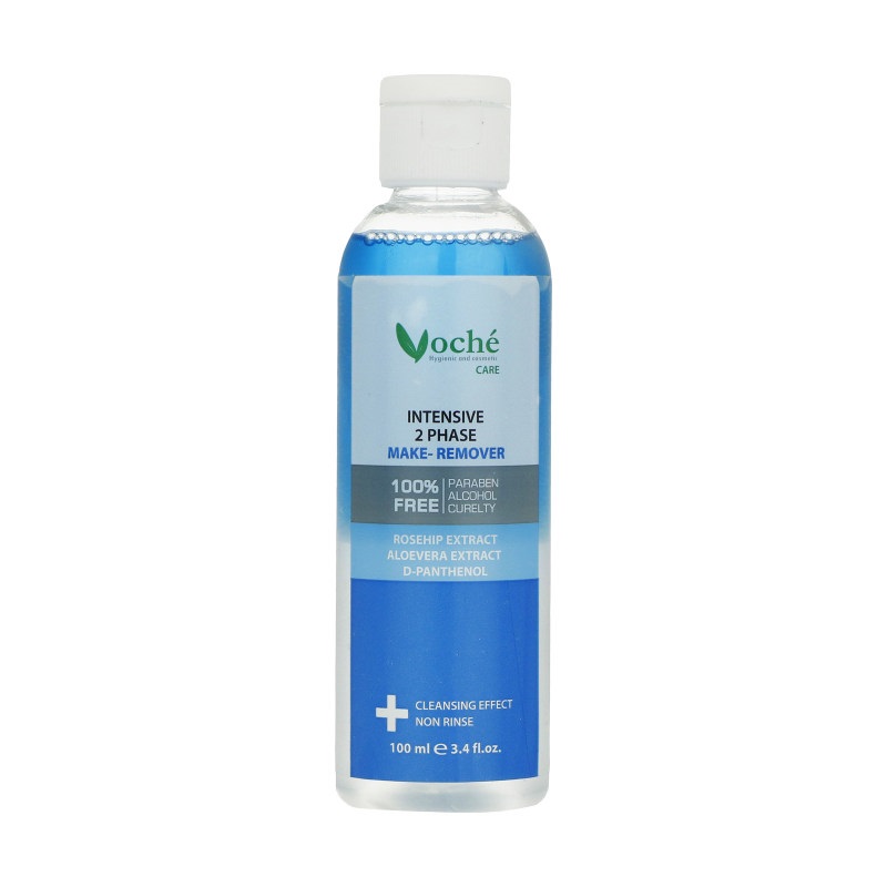 محلول پاک کننده آرایش چشم و لب دوفاز وچه مدل aloe vera حجم 100 میلی لیتر