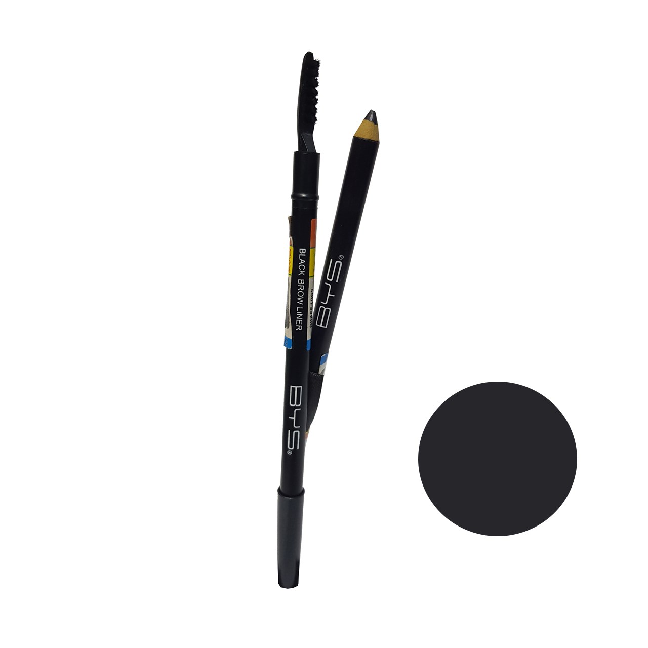 مداد ابرو بی وای اس مدل black brpw liner شماره 0