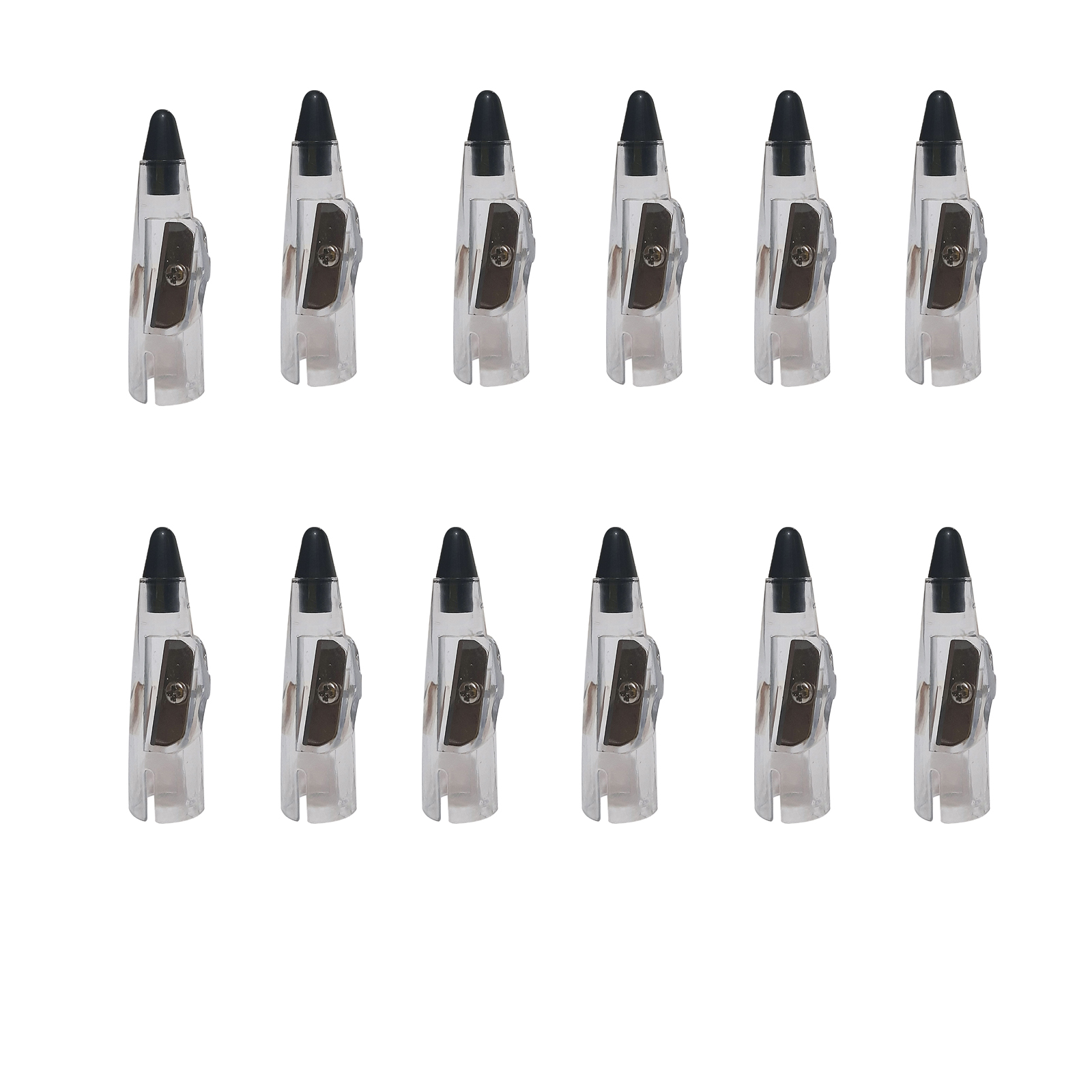 مداد تراش آرایشی مدل m44 بسته 12 عددی