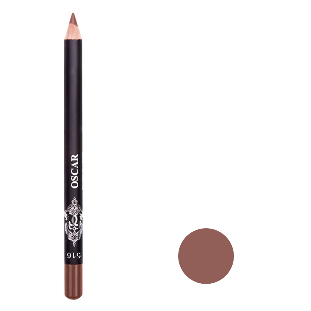 مداد لب اسکار مدل waterproof lipliner شماره 516