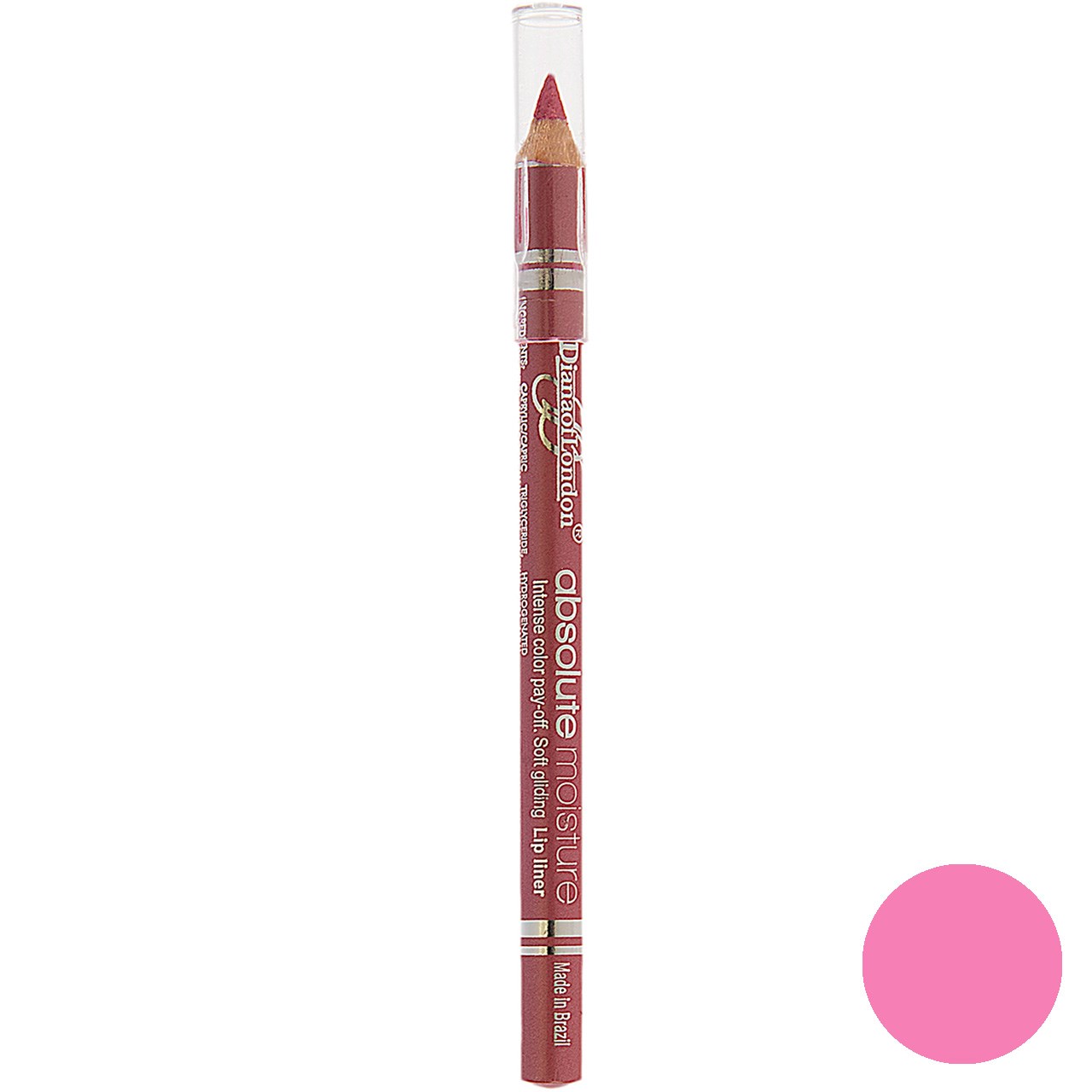 مداد لب دایانا آف لاندن سری absolute moisture مدل pink شماره 05