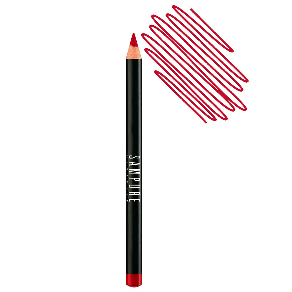مداد لب سمپیور مینرالز مدل lucious red شماره 150