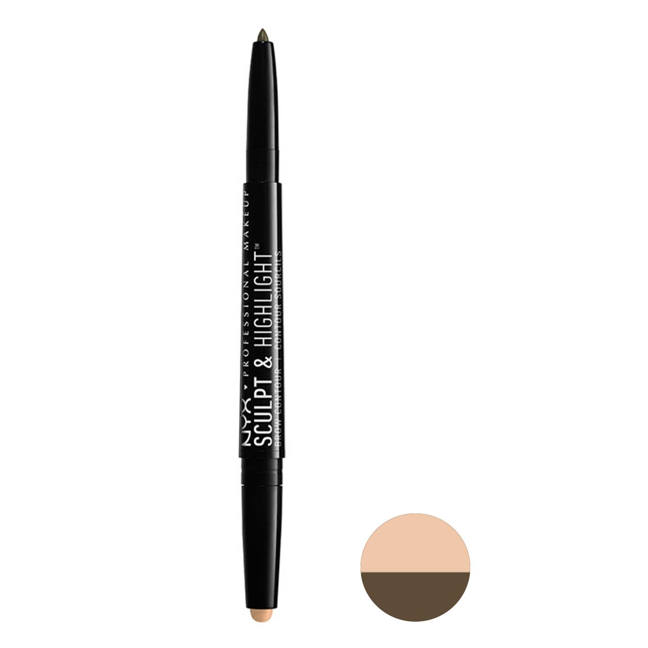 مداد و هایلایتر ابرو نیکس سری sculpt and highlight شماره 07