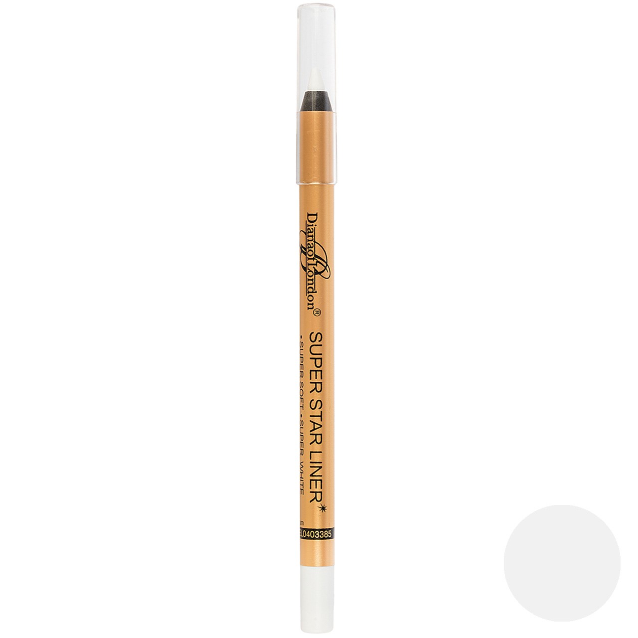مداد چشم دایانا آف لاندن سری super star liner مدل super white شماره ssl04