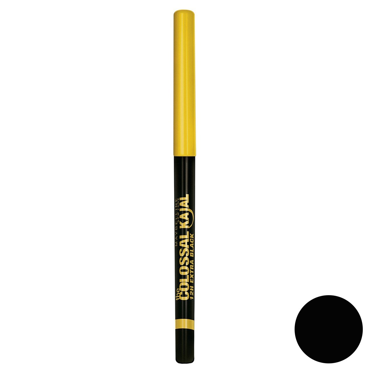 مداد چشم میبلین مدل colossal kajal extra black