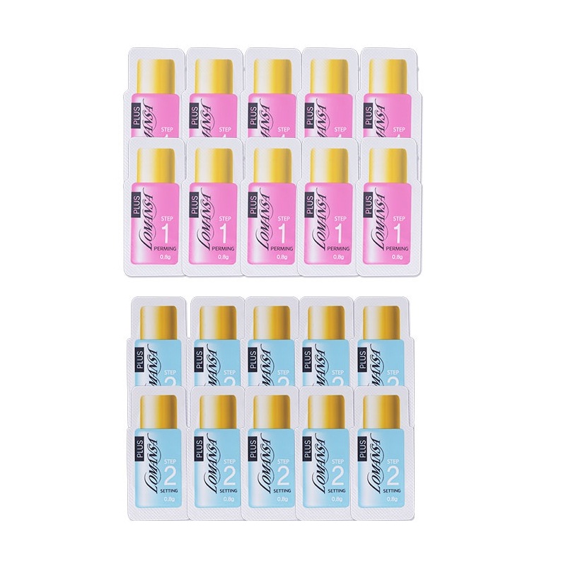 مواد لیفت ابرو و مژه لومانسا مدل step 1 2 وزن 16 گرم بسته 20 عددی